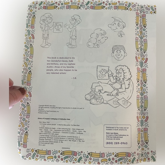 Vintage Draw Cartoons Book - Picture 3 of 6